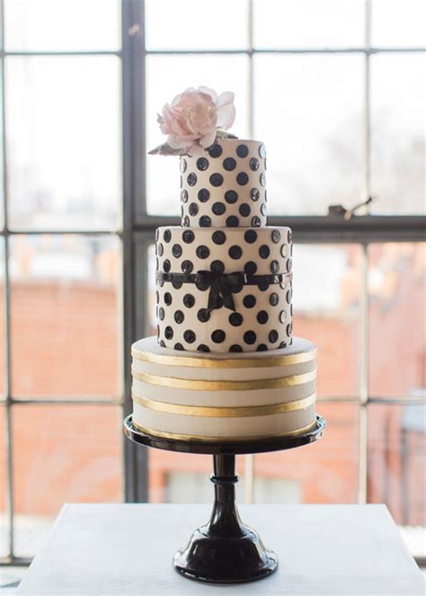 kate spade inspired wedding cake